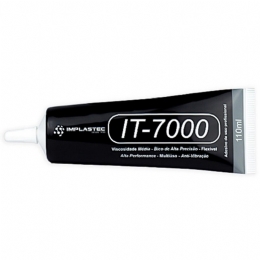 Cola para Tela Celular IT-7000 110ml Preta Implastec - PACCIT700012CX - 30829
