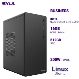 Micro Computador Skul Business B500 Core i5 3470 Memória 16 GB SSD512 GB Linux - 31553