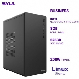 Micro Computador Skul Business B500 Core i5 3470 Memória 8 GB SSD 256GB Linux - 31552
