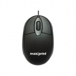 Mouse USB Maxprint MO1000 1200dpi Preto - 31087