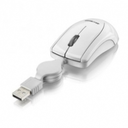Mouse Mini Retratil Multilaser USb Gelo - 20466