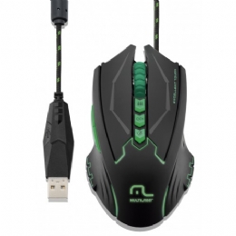 MOUSE USB OPTICO GAMER METAL W4R LED - 23093
