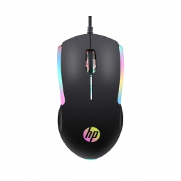 MOUSE GAMER C/FIO USB M160 1000DPI RGB PRETO HP - 25954