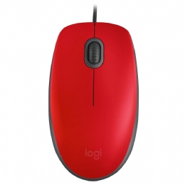 MOUSE USB M110 SILENT VERMELHO LOGITECH - 27832