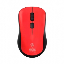 Mouse Sem Fio Kross, USB, 1.600Dpi, Vermelho - KE-M218 - <font color="#808080"><FONT SIZE=-2>Este produto é vendido por Marvel e entregue por Marvel</FONT></font> -  -  - 28525x