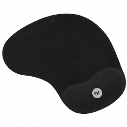 MOUSE PAD GEO PRETO COM APOIO BRIGHT 0307BR  - <font color="#808080"><FONT SIZE=-2>Este produto é vendido por Marvel e entregue por Marvel</FONT></font> -  -  - 28963x