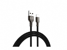 Cabo de Carregamento Xtrax Tipo C, TPE, 2.4A, 1 Metro, Preto   - <font color="#808080"><FONT SIZE=-2>Este produto é vendido por Marvel e entregue por Marvel</FONT></font> -  -  - 26315X