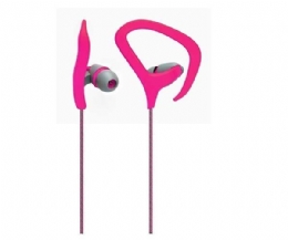 FONE DE OUVIDO C/ MICROFONE NEON ROSA CABO NYLON - 26736