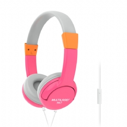 Headphone Multilaser Kids Happy Rosa - 28450