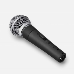 Microfone com Fio dinamico profissional metal 5mts Lehmox - 30162