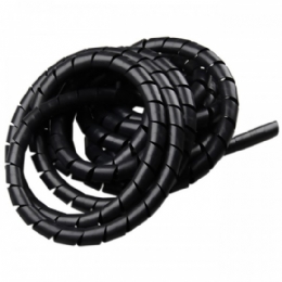 ORGANIZADOR DE CABO ESPIRAL TUBO 3/4  / 19,05MM  PRETO  - <font color="#808080"><FONT SIZE=-2>Este produto é vendido por Marvel e entregue por Marvel</FONT></font> -  -  - 29043x