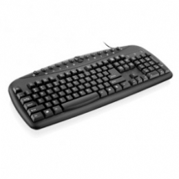 Teclado Coorporativo USB Multimidia - 20961