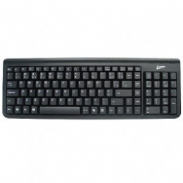 Teclado compact PS2 Preto 7636 - 17479